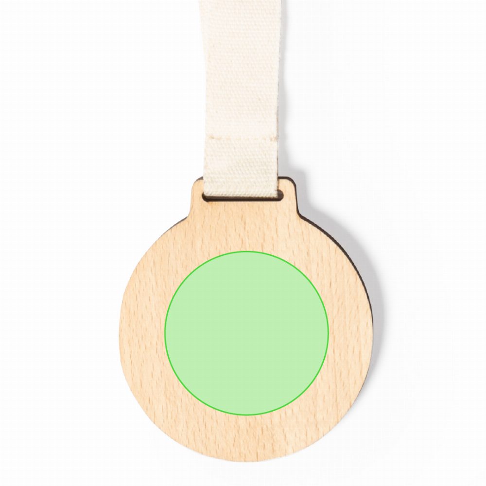 Branding diagram for Wooden medal Guster – Area 4