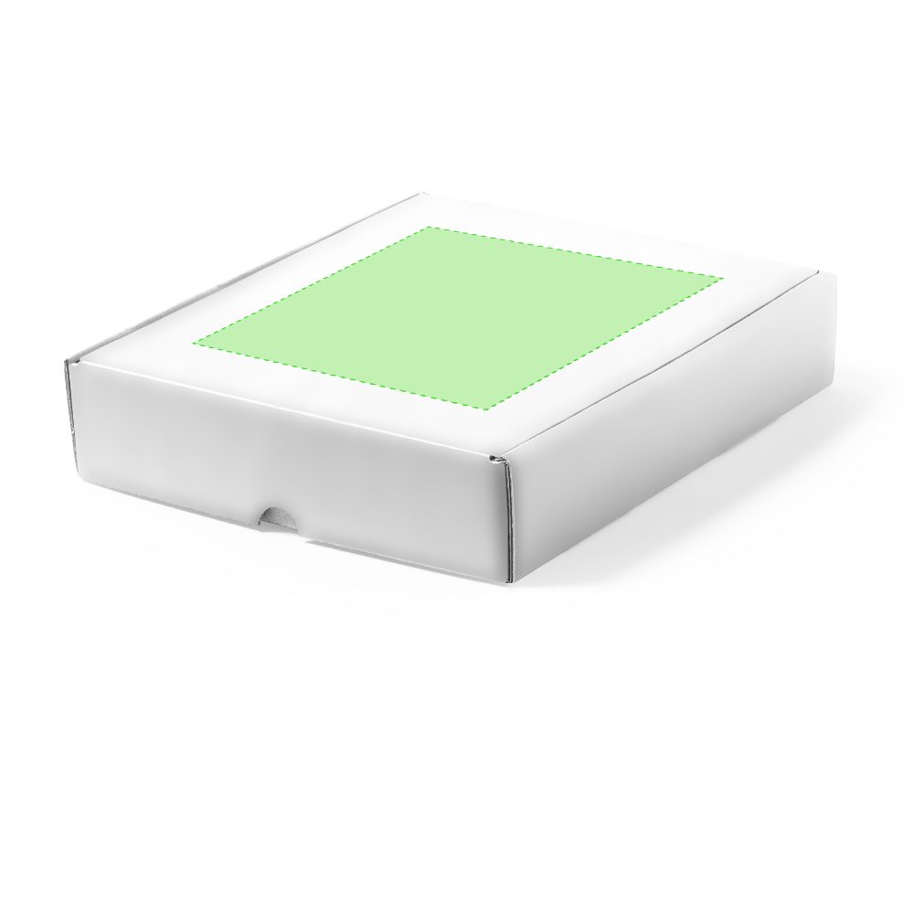 Branding diagram for Gift box Magdus – On the cover of the housing