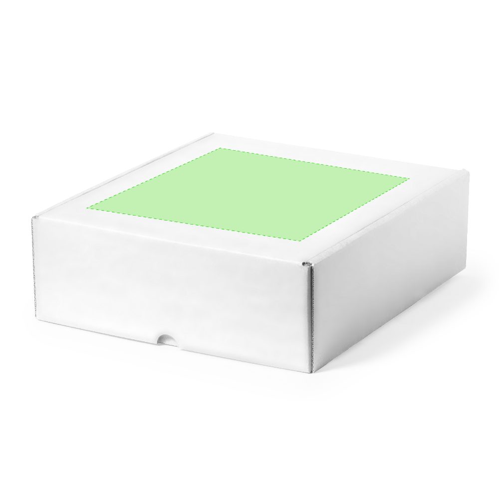Branding diagram for Gift box Wingard – On the cover of the housing