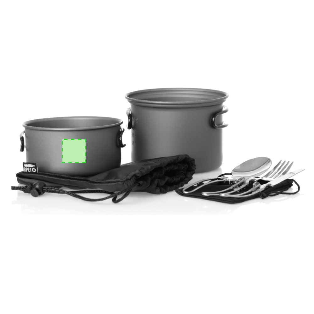 Branding diagram for Camping cookware set Sondic – Utensil 1 page