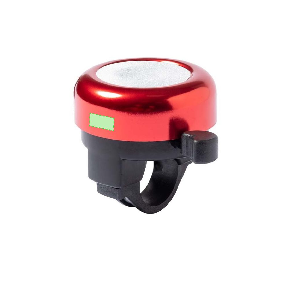 Branding diagram for Aluminium bicycle bell Tolfen – Front, central