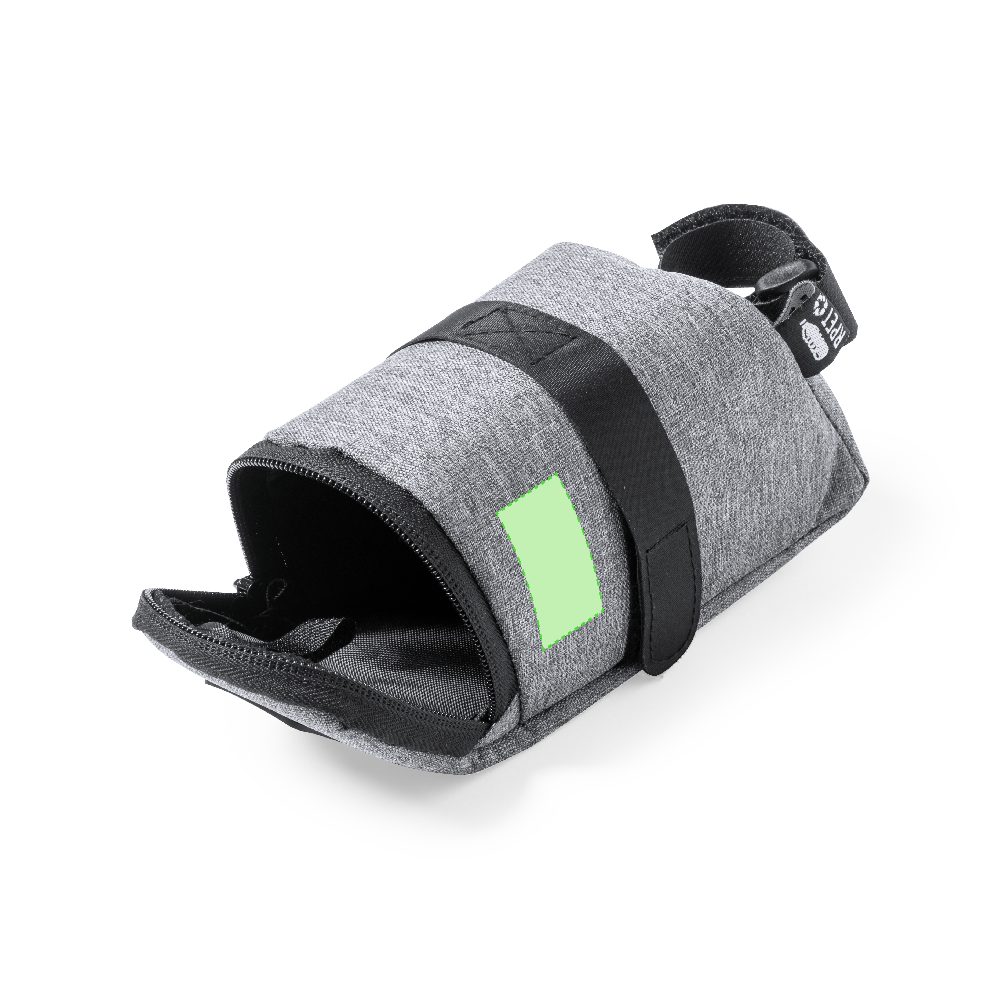 Branding diagram for Bicycle Bag from RPET Ritok – lateral surface