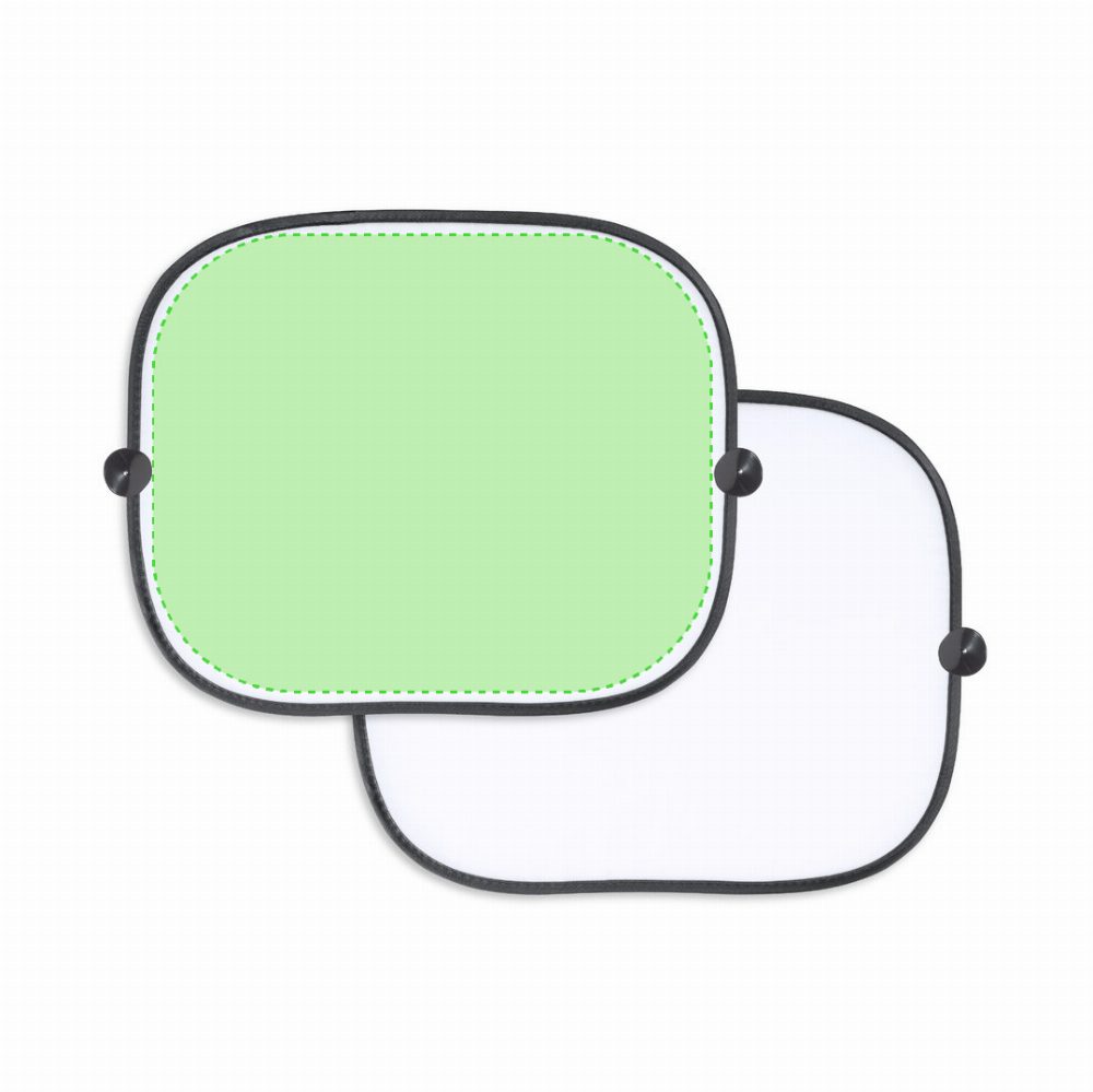 Branding diagram for Motor vehicle sun protection Korenty – In the left window area