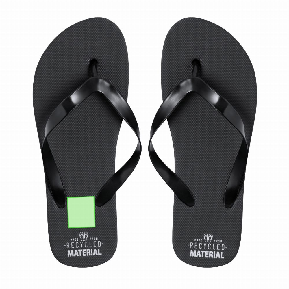 Druckskizze für Flip Flops Tapiok – Ferse des linken Flip-Flops