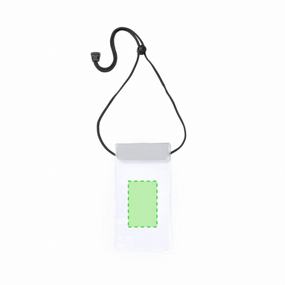 Branding diagram for Travel document bag for hanging Rokdem – Side B, lower area