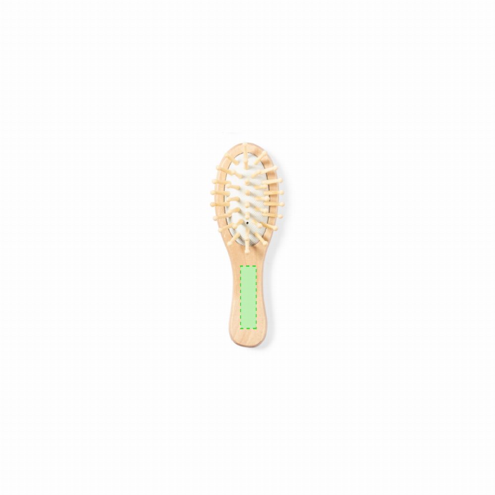 Branding diagram for Hair Care Set with Brush and Mirror Dianex – Brush handle