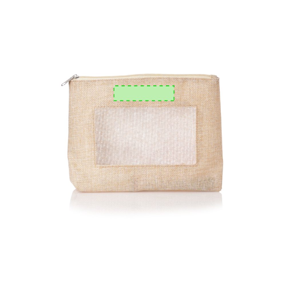 Branding diagram for Cosmetic bag Flumit – Upper main part