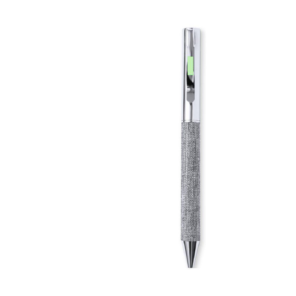 Branding diagram for Ballpoint pens of RPET, with rotating mechanism Higolf – Area 4