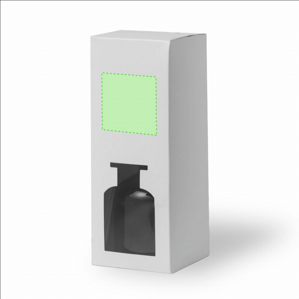 Druckskizze für Duftdiffusor aus Glas Kenet – Präsentation Dosenoberteil