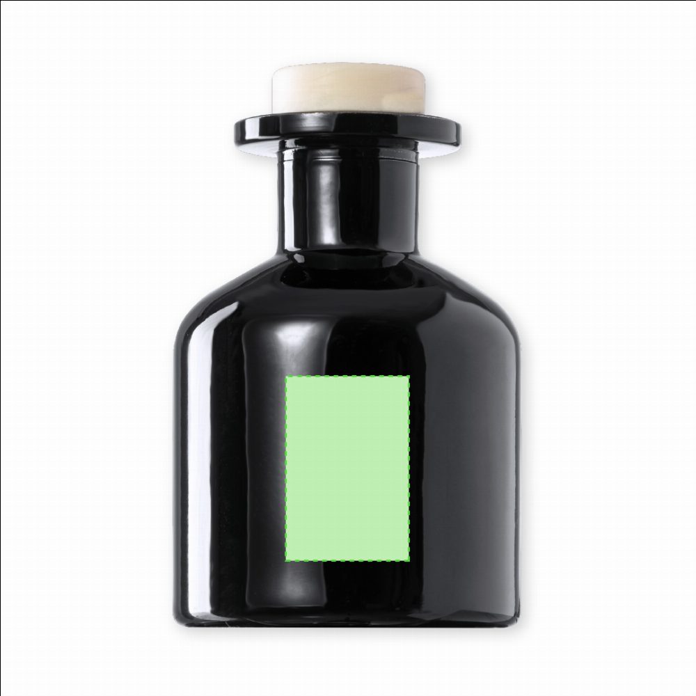 Druckskizze für Duftdiffusor aus Glas Kenet – Zentriert Dose