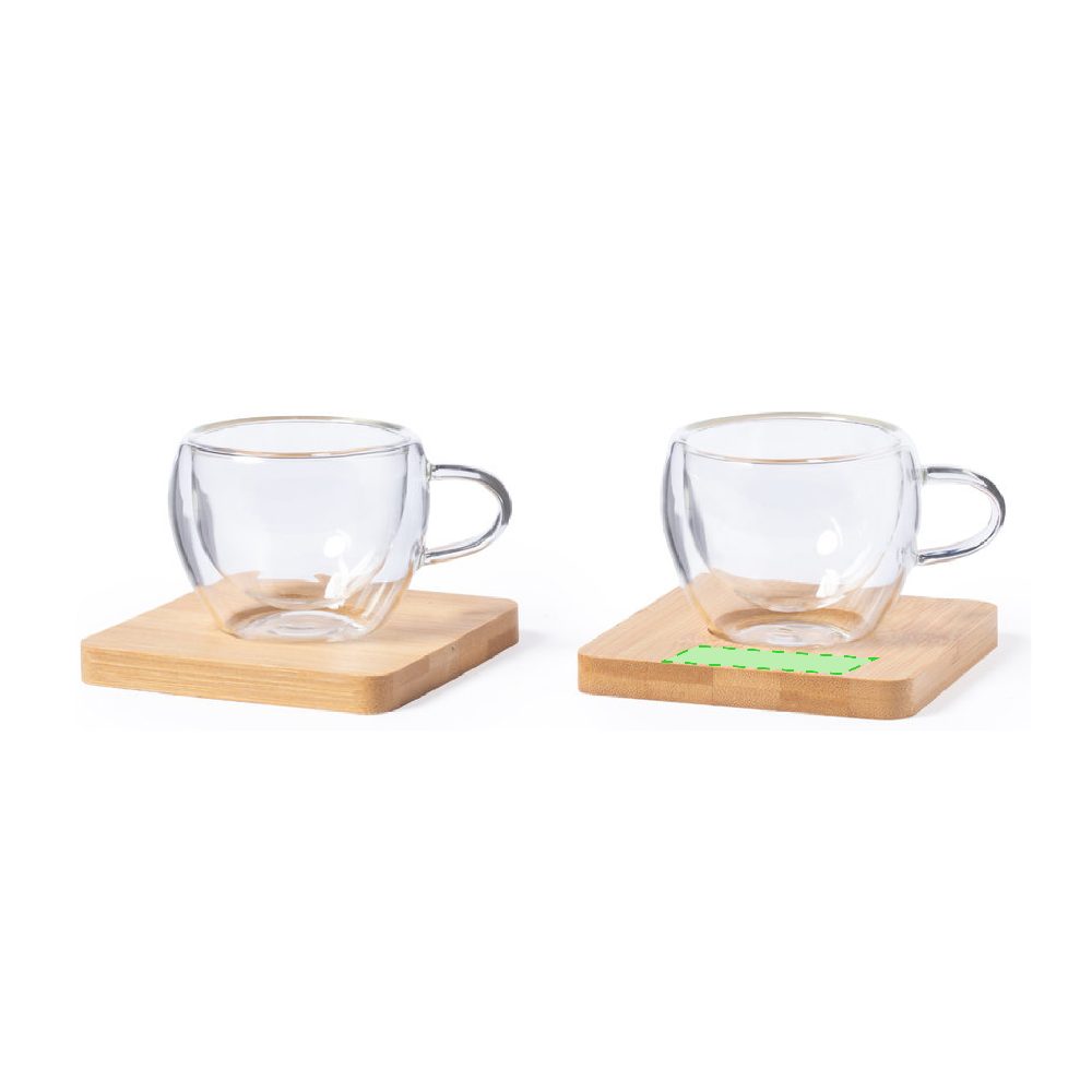 Branding diagram for Cups set Gladen – Coasters 2 side A