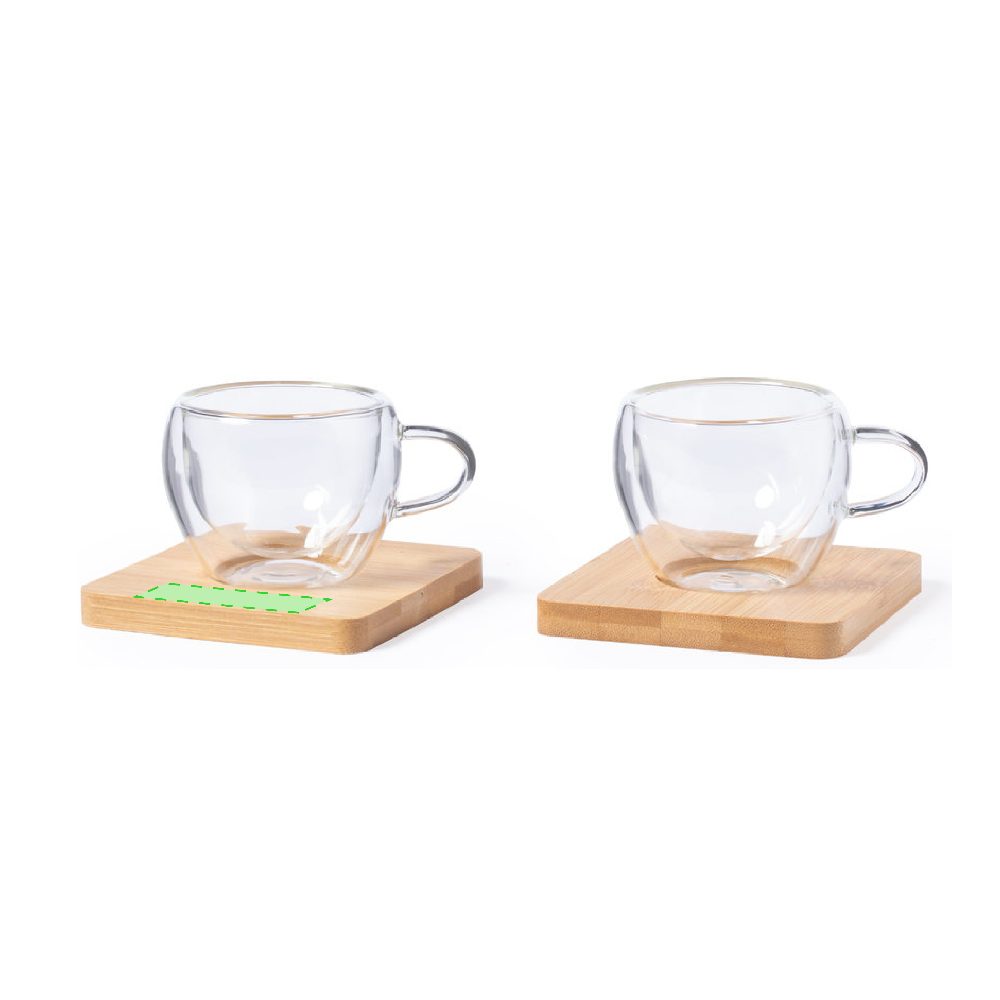 Branding diagram for Cups set Gladen – Coasters 1 side A