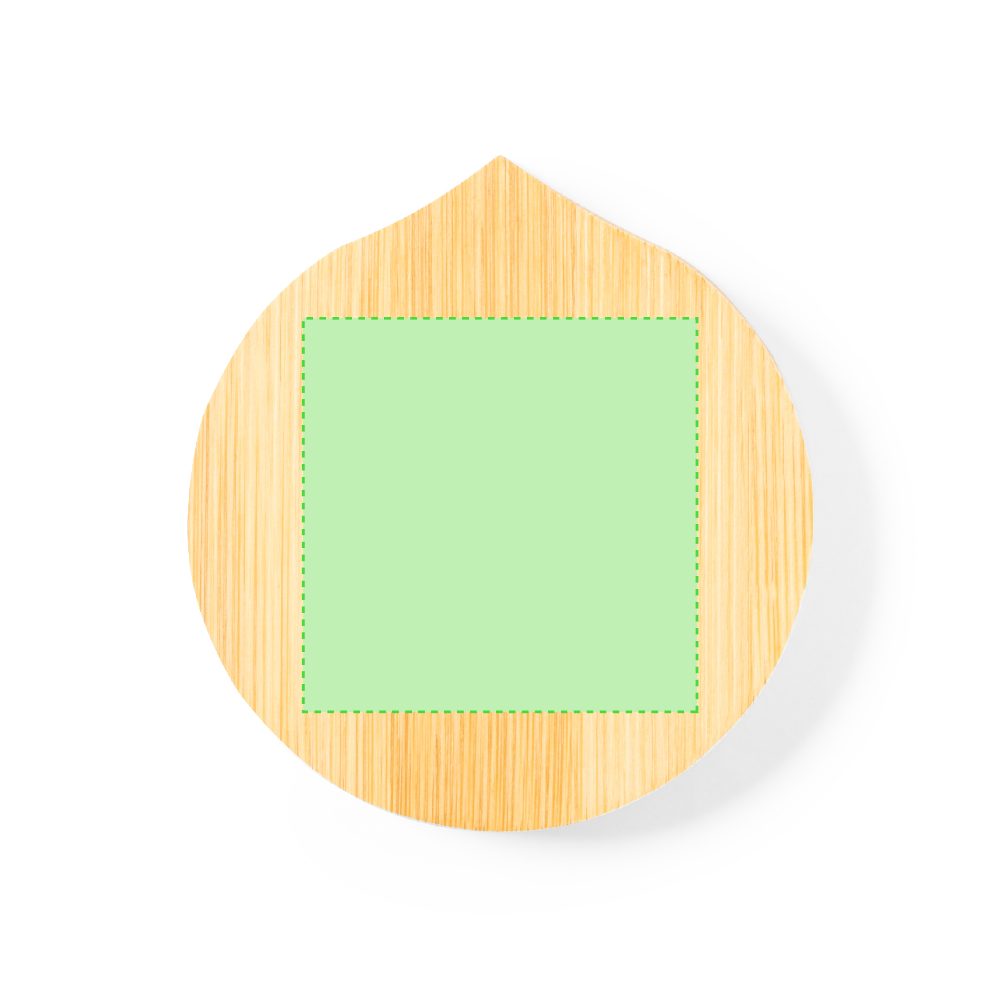 Branding diagram for Bamboo pocket mirrors Susil – Focuses on the circle