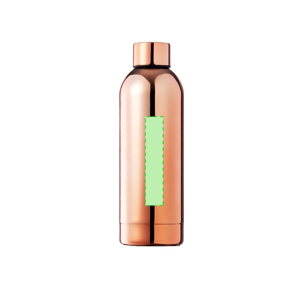 Branding diagram for Stainless steel drinking bottle 750 ml Filix – Front, central