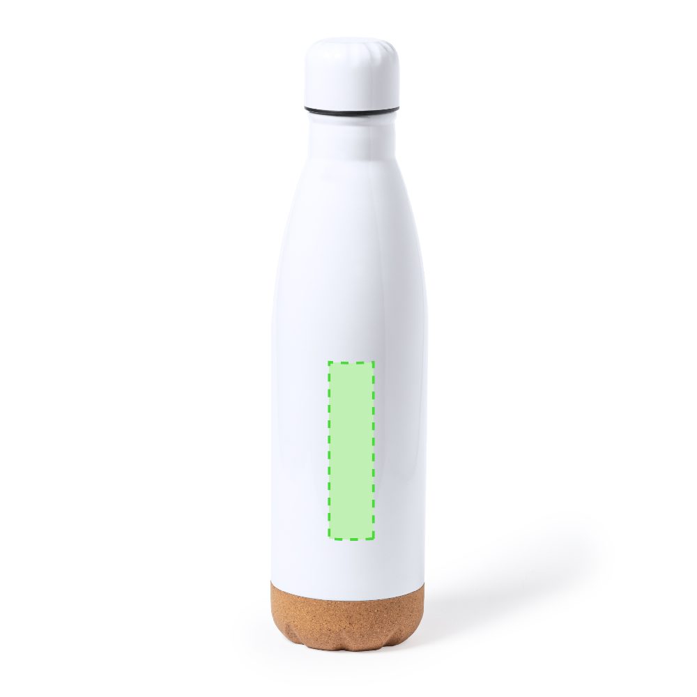 Druckskizze für Trinkflasche für Sublimationsdruck aus Edelstahl, 750 ml Pooch – Vorderseite, mittig