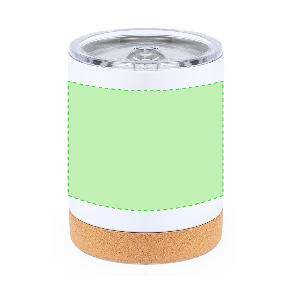 Druckskizze für Thermotasse für Sublimationsdruck aus Edelstahl, 330 ml Wifly – rund um die Tasse, mittig
