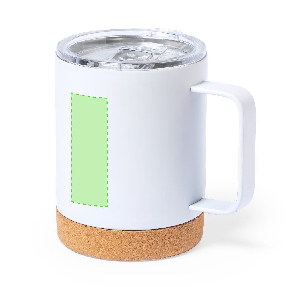 Branding diagram for Thermocup for sublimation printing of stainless steel, 330 ml Wifly – Side B, central