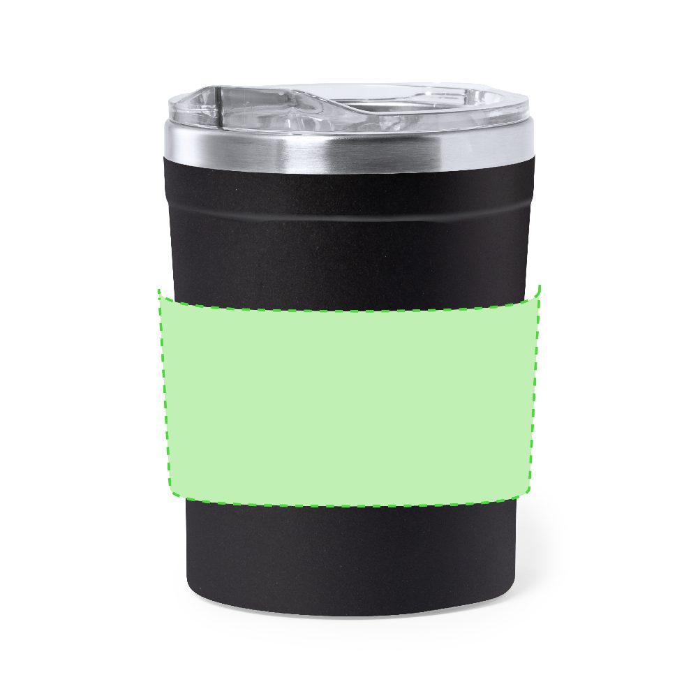 Branding diagram for Stainless steel thermal beakers, 350 ml Harbin – Around the cup