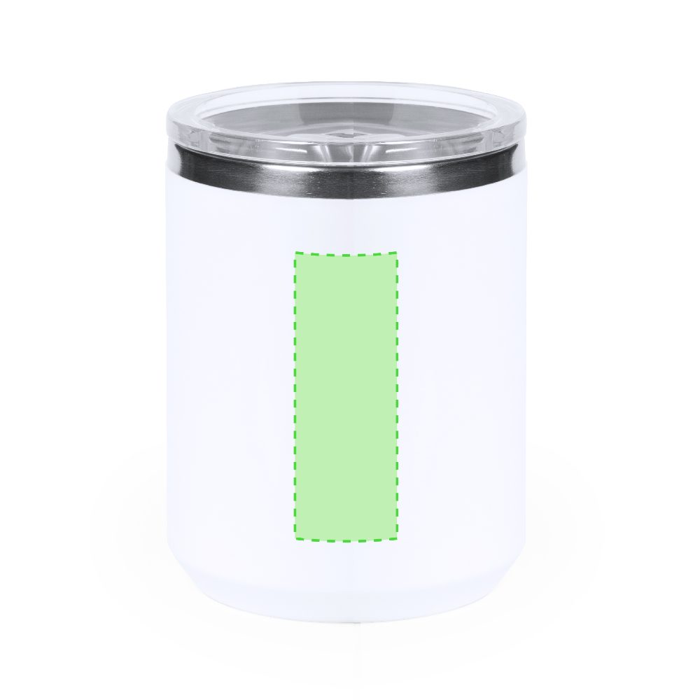 Branding diagram for Thermocup of stainless steel, 350 ml Tikam – Area 2