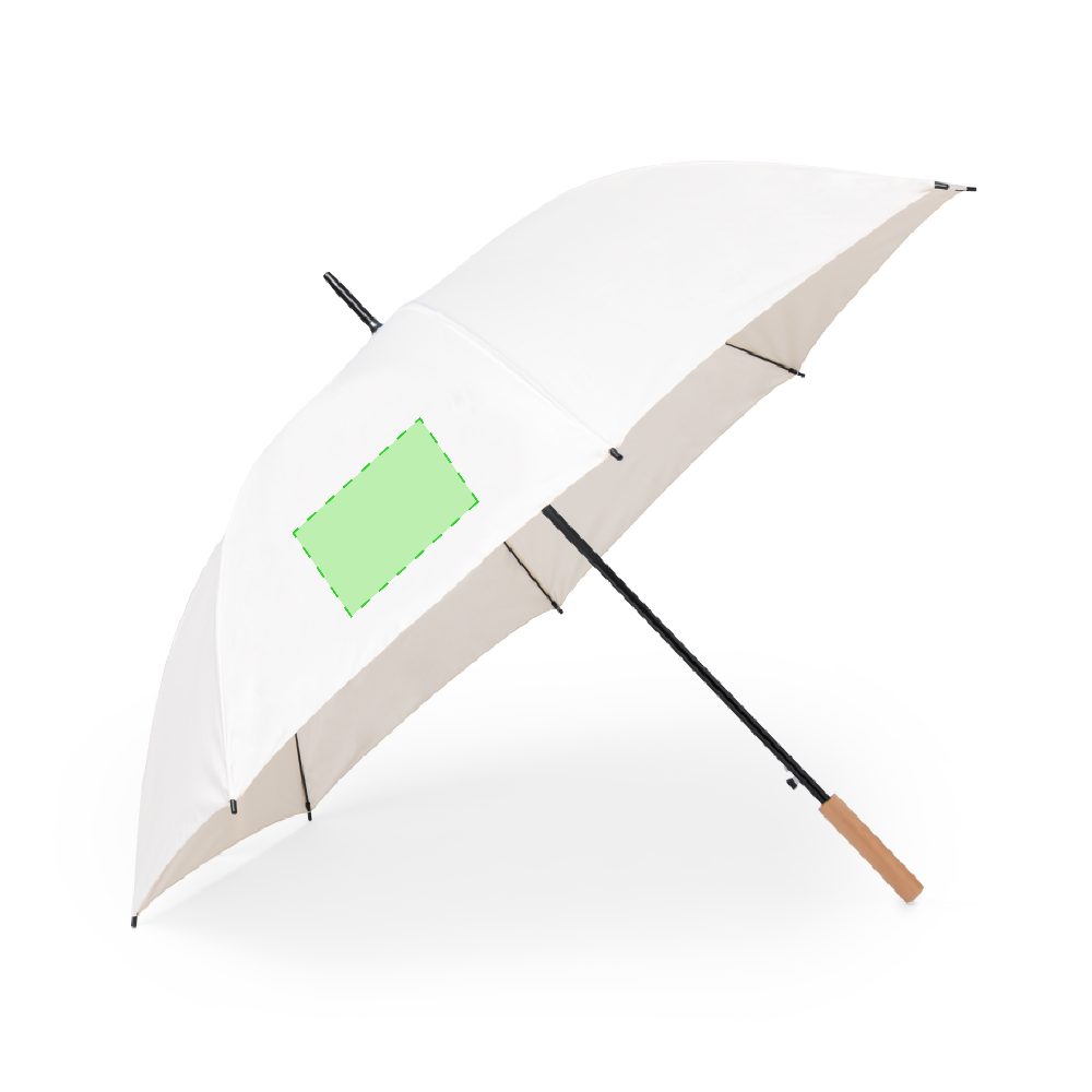 Branding diagram for Umbrella with fiberglass ribs, automatic Tinnar – In a panel of umbrellas