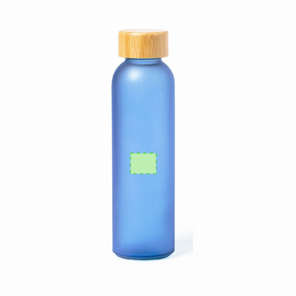 Druckskizze für Trinkflasche aus Glas, 500 ml Eskay – Fläche 1