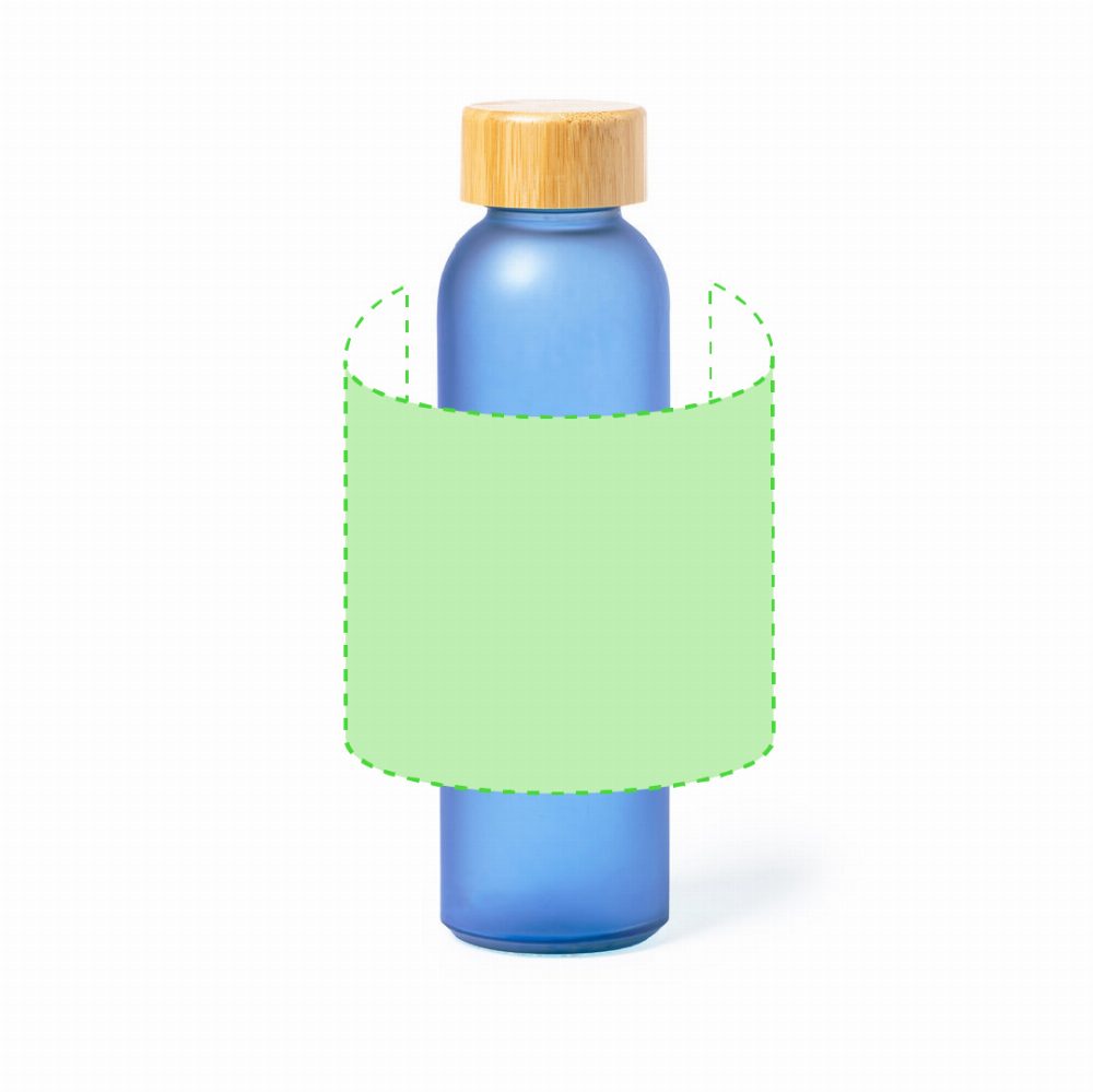 Druckskizze für Trinkflasche aus Glas, 500 ml Eskay – Fläche 6