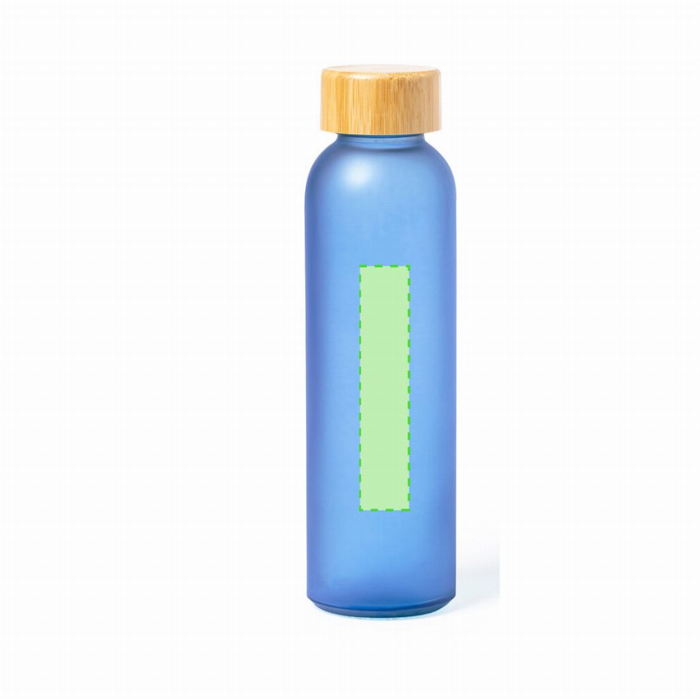 Druckskizze für Trinkflasche aus Glas, 500 ml Eskay – Fläche 8
