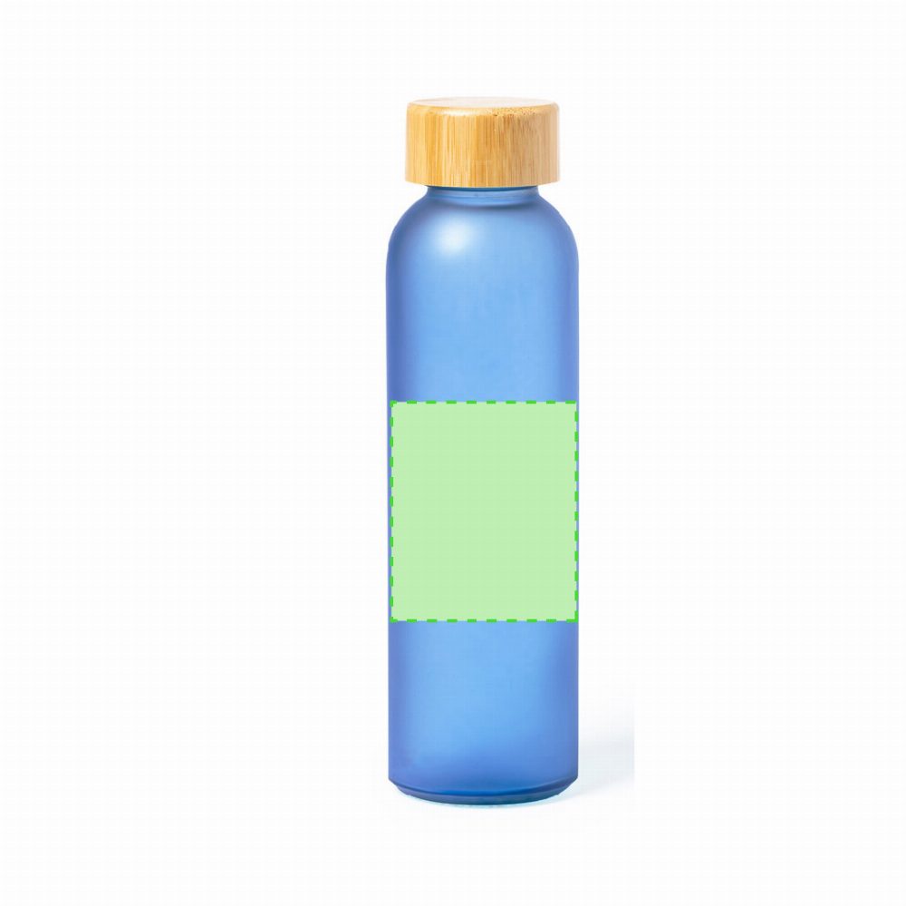 Druckskizze für Trinkflasche aus Glas, 500 ml Eskay – Fläche 4
