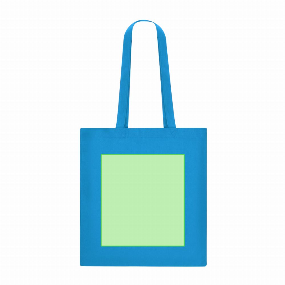 Branding diagram for Cotton shopping bag Xental – Central marking surface