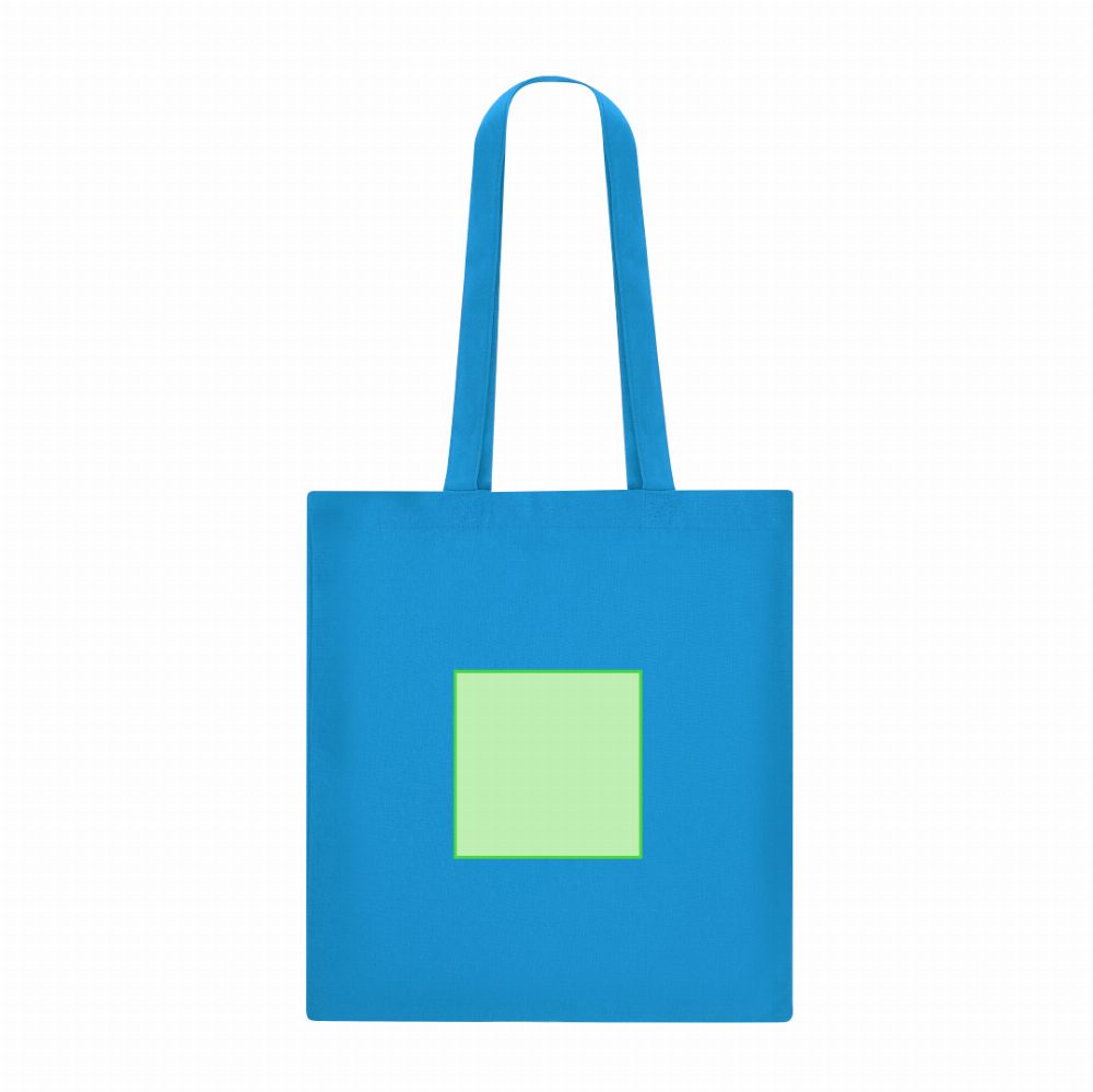 Branding diagram for Cotton shopping bag Xental – Side A, central