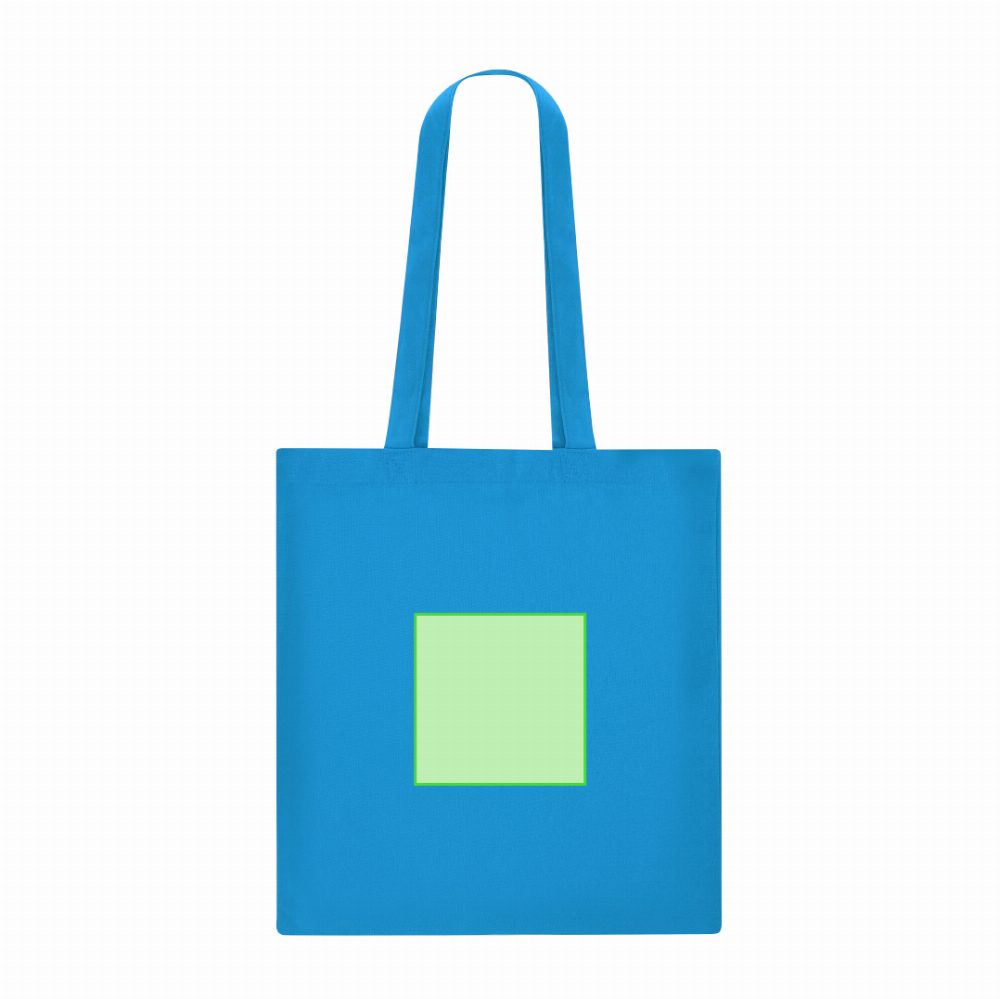 Branding diagram for Cotton shopping bag Xental – Side B, central