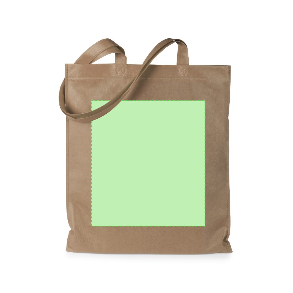 Branding diagram for Shopping bag from RPET Mariek – Side B, central