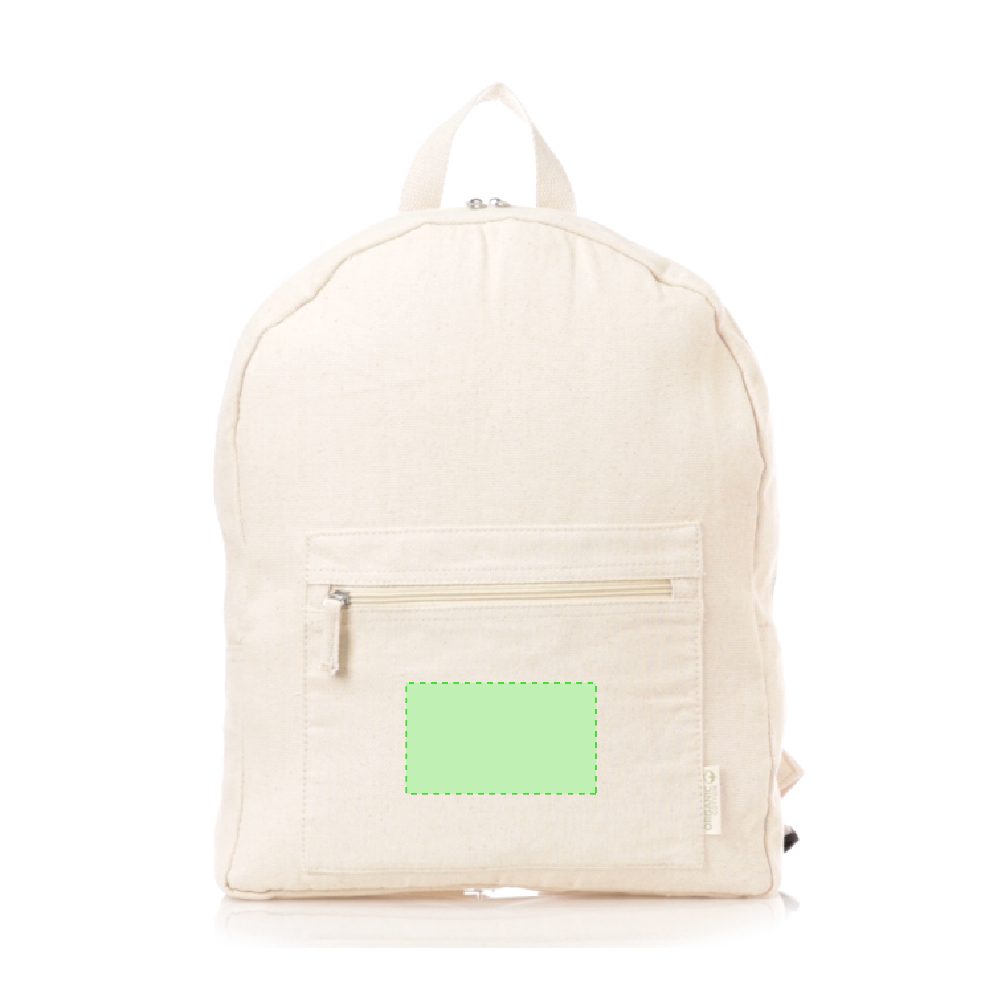 Druckskizze für Rucksack aus Baumwolle Saunders – In der Tasche