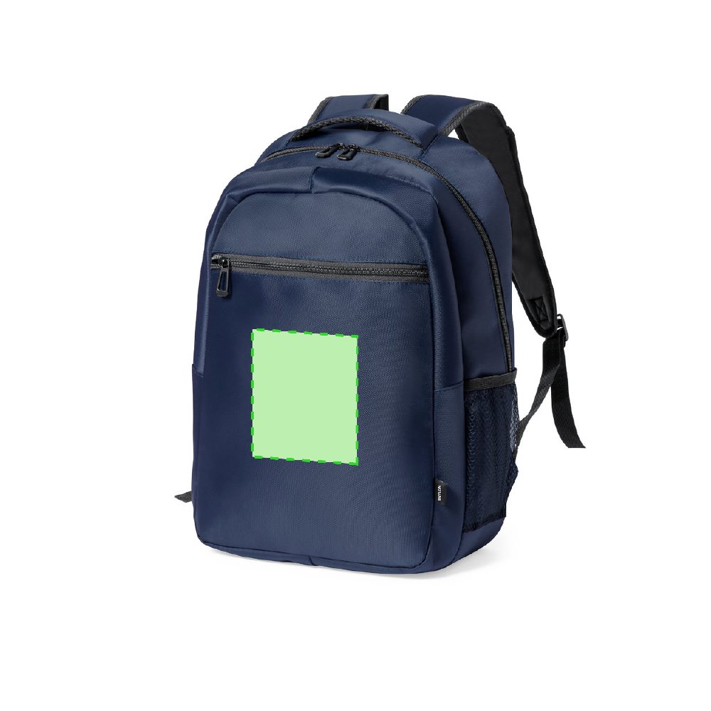 Branding diagram for Trolley rucksack Polack – Below the zipper