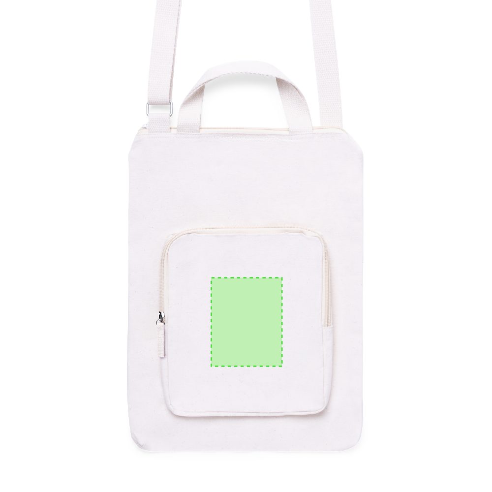 Branding diagram for Laptop bag 15 inches Leduc – In the bag