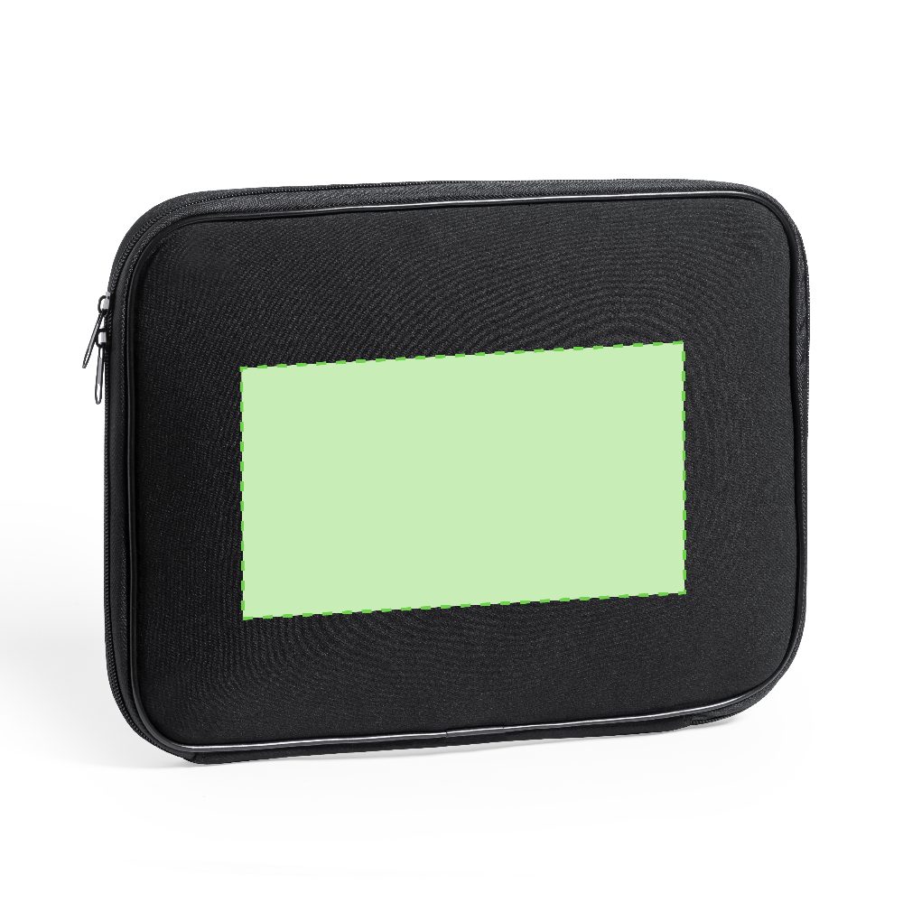 Branding diagram for Laptop bag 15 inches Jobik – envelope side B