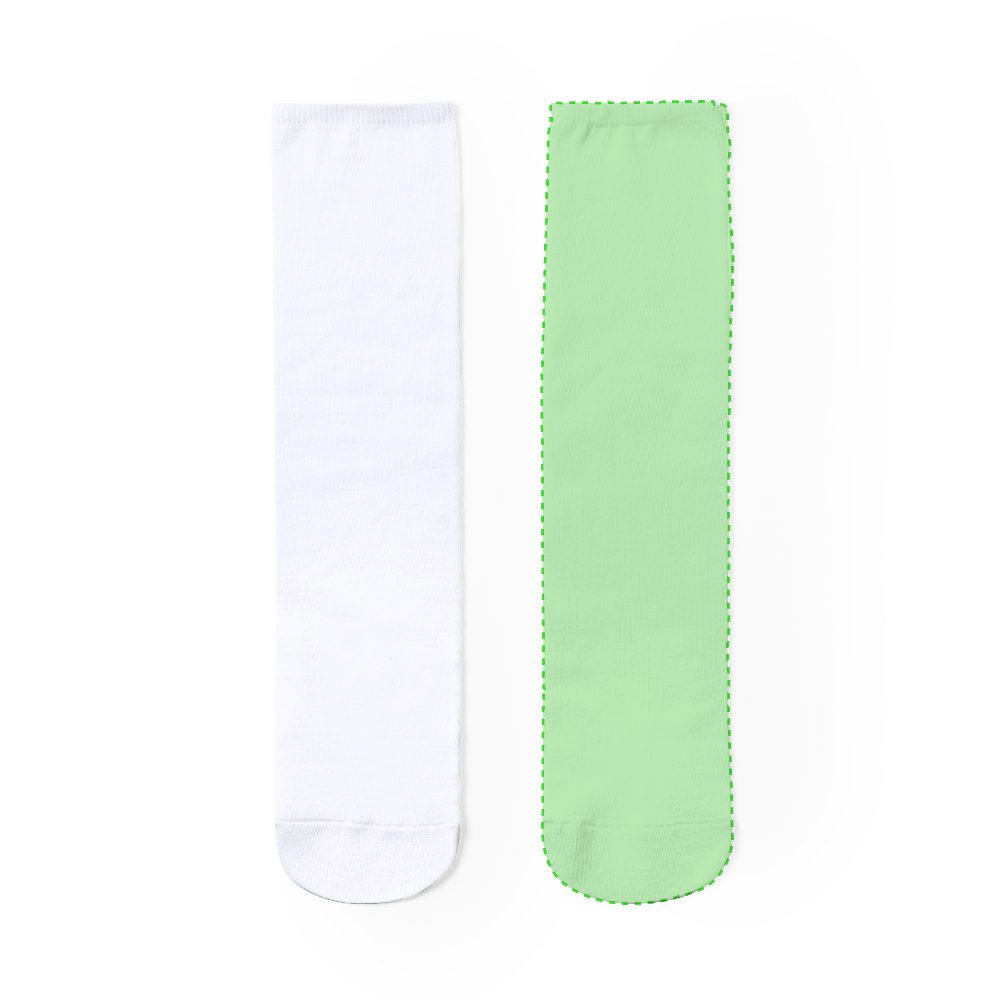 Branding diagram for Socks for sublimation printing Sakam – Socket 2 Side A