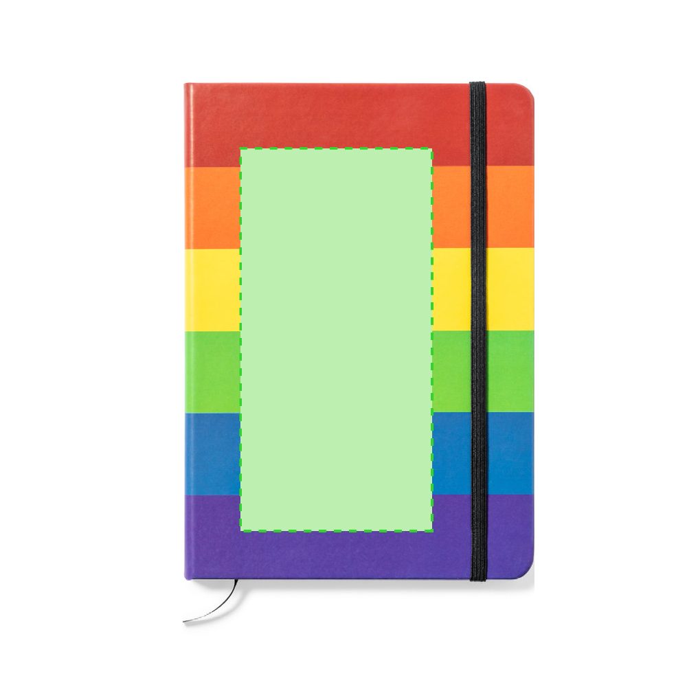 Branding diagram for Notebook of artificial leather Locomix – Cover