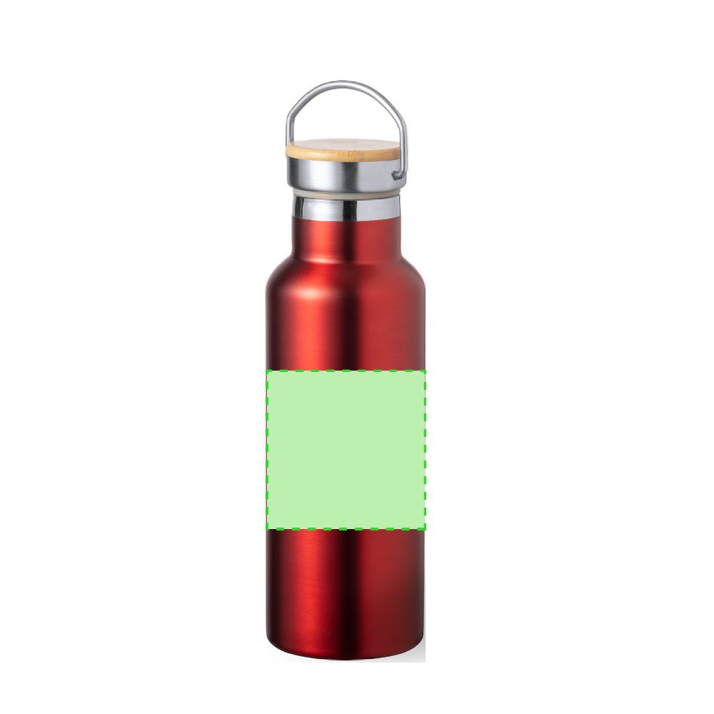 Druckskizze für Thermoflasche aus Edelstahl, 500 ml Naxel – Vorderseite, mittig