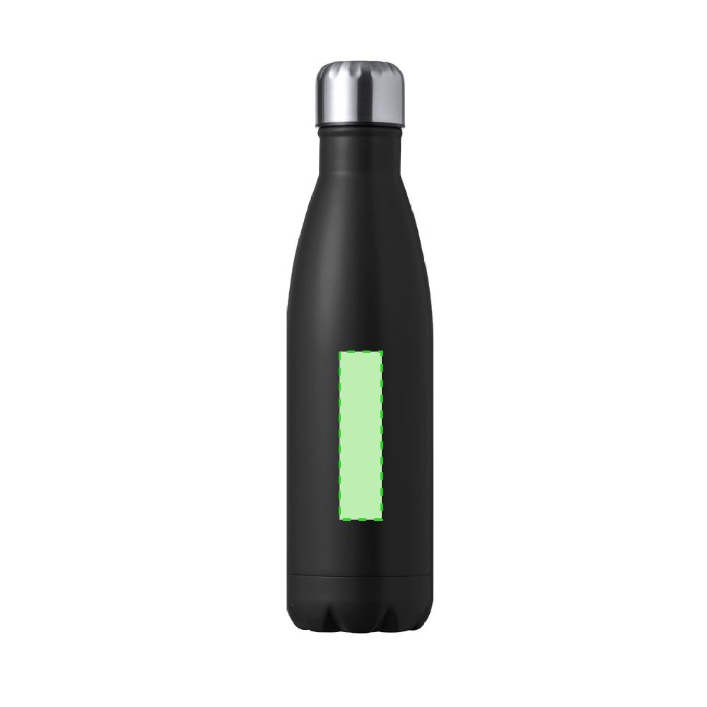 Branding diagram for Stainless steel thermal flask, 550 ml Liyar – Front, central