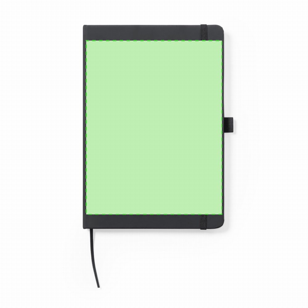 Branding diagram for Notebook of artificial leather Xeria – Cover