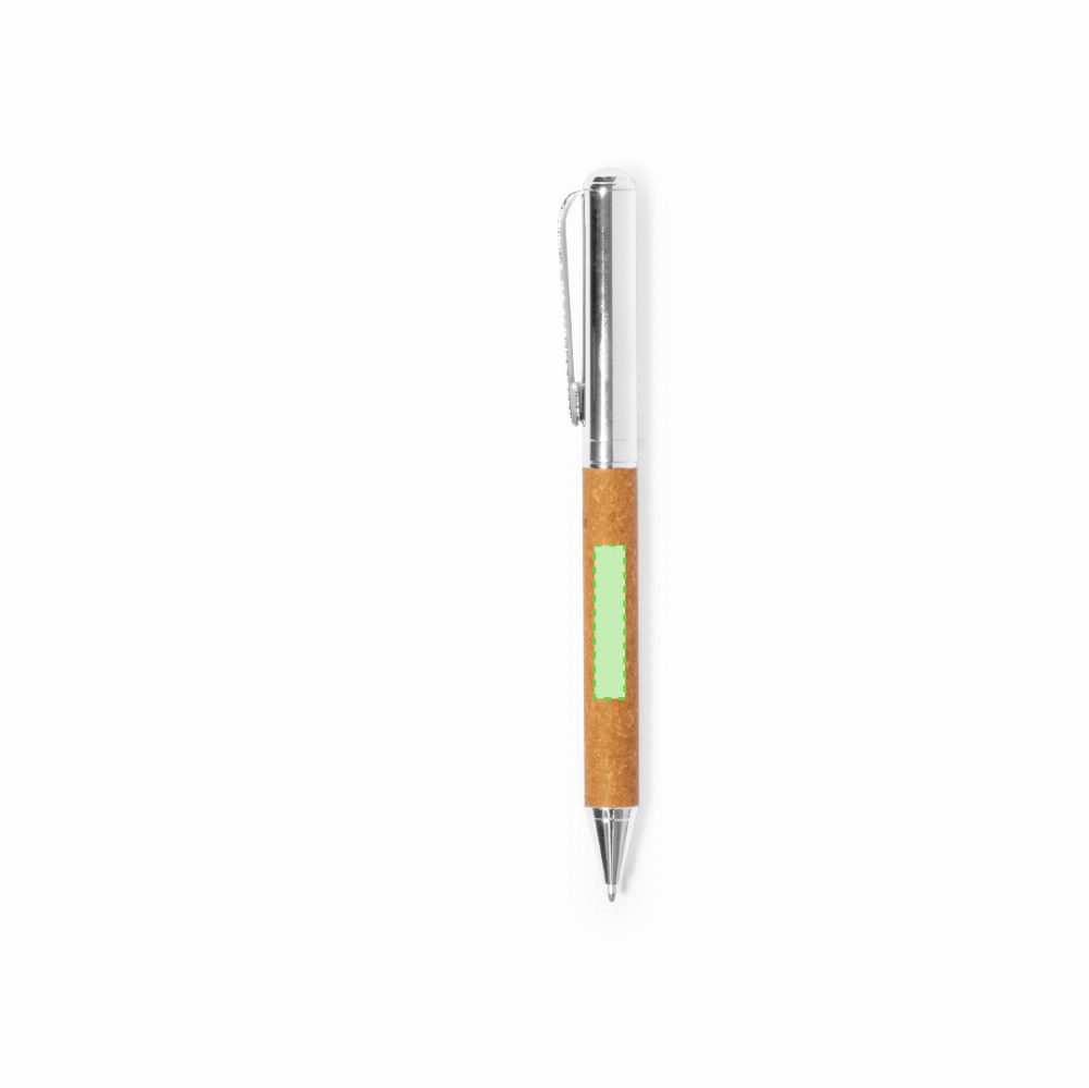 Branding diagram for Notebook set with ballpoint pen Nauthax – Ballpoint pen axle