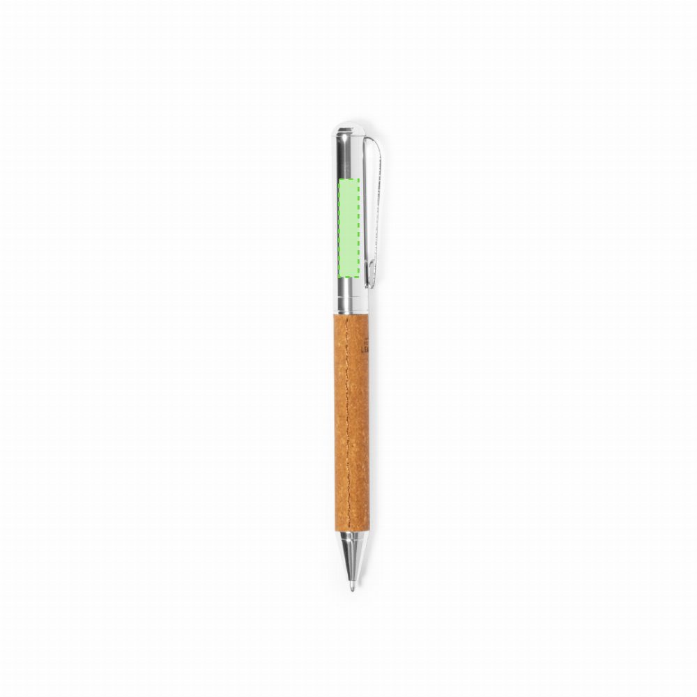 Druckskizze für Notizbuch Set mit Kugelschreiber Nauthax – Pen Clip-Bereich Gesicht B