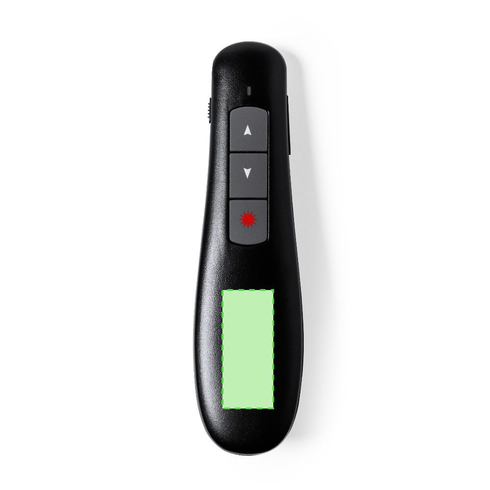 Druckskizze für Presenter mit Laserpointer Decolf – Vorderseite
