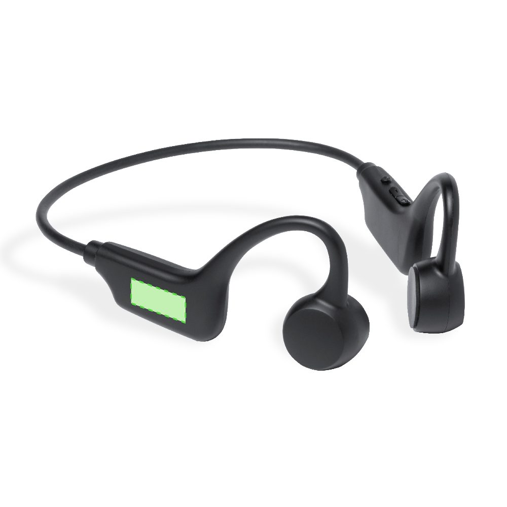Branding diagram for Bone-sound headphones Helton – In the right atrial