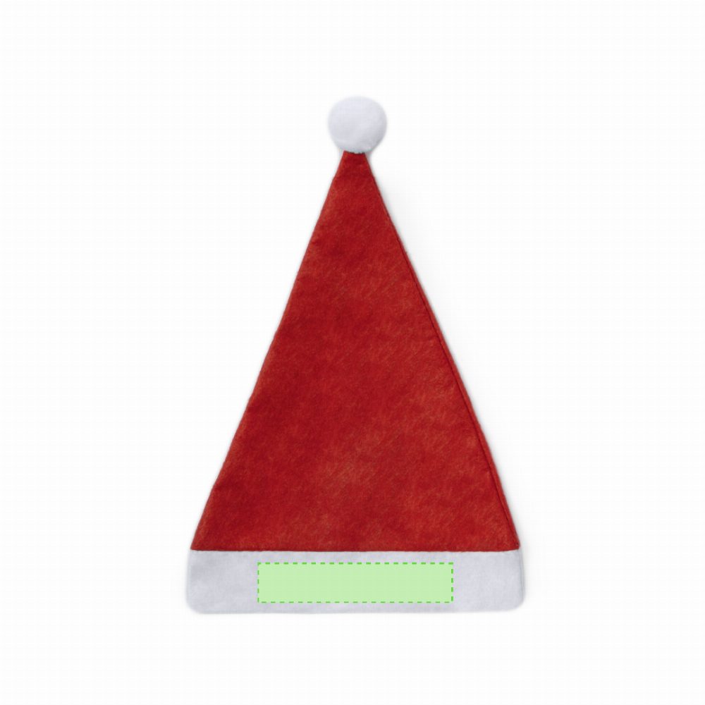 Druckskizze für Kinder Weihnachtsmütze Flip – Auf dem weißen Teil