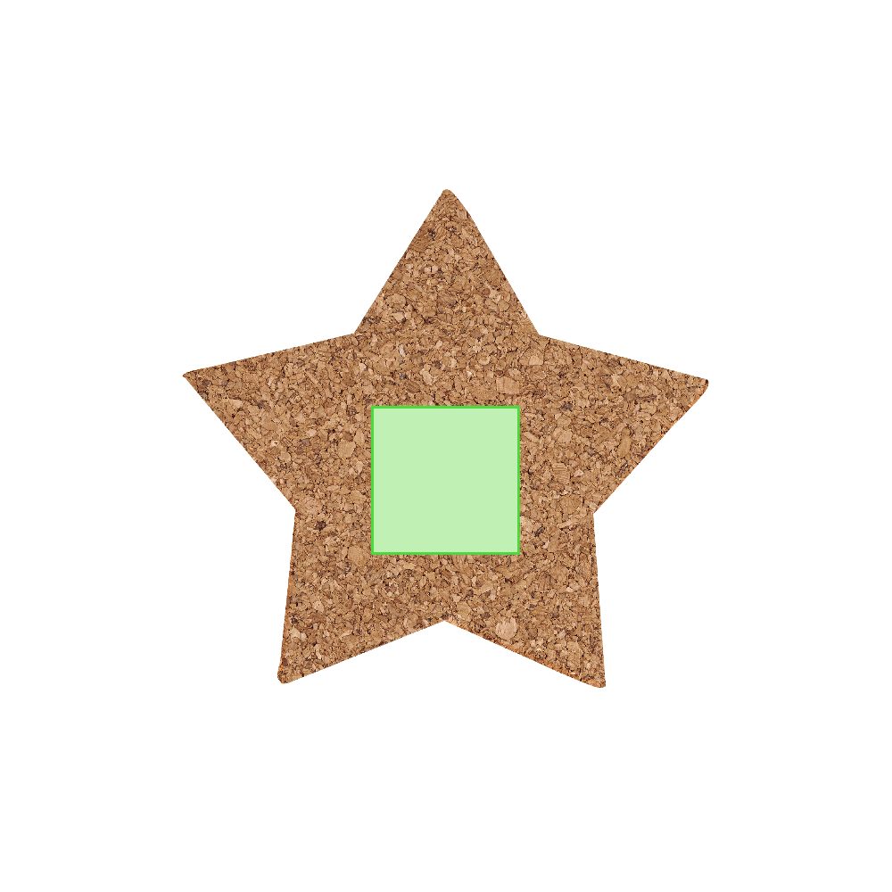 Branding diagram for Set of coasters Danop – Coasters 4 side B