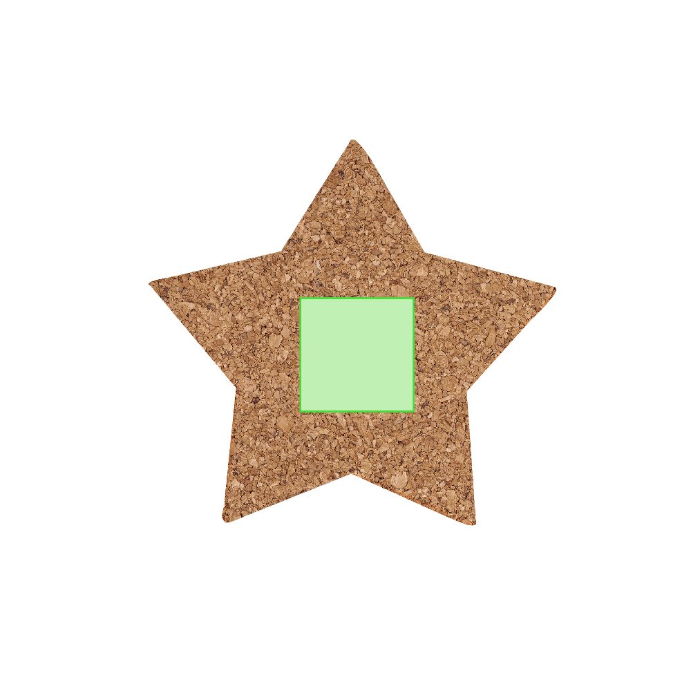 Branding diagram for Set of coasters Danop – Coasters 1 side B