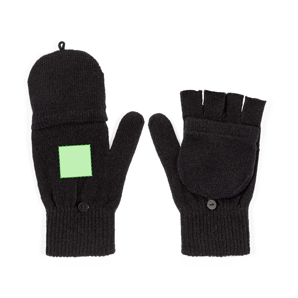 Druckskizze für Handschuhe Fruwel – Linker Handschuh