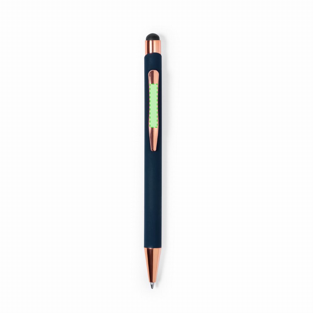 Branding diagram for Aluminium ballpoint pens with printing mechanism Taulf – Area 5